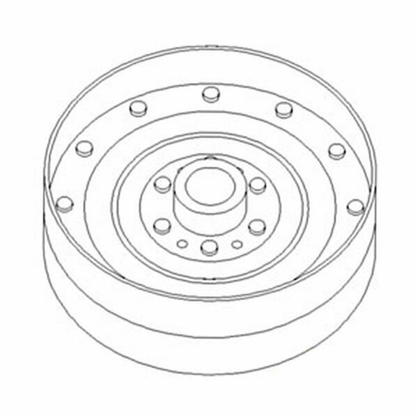 Aftermarket Idler Flat Pulley Fits Case IH 1420 1440 1460 1470 1480 1620 1640 1644 174757C1